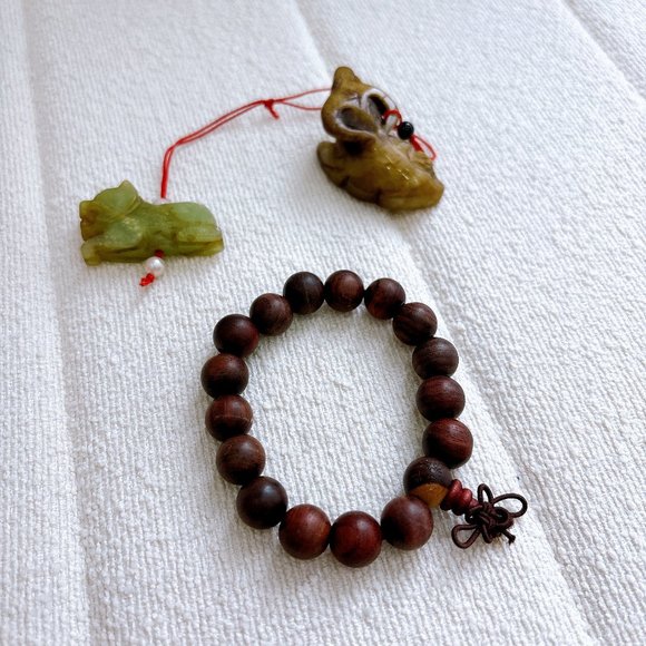 VINTAGE JADE CHARM, AUTHENTIC - Picture 1 of 7